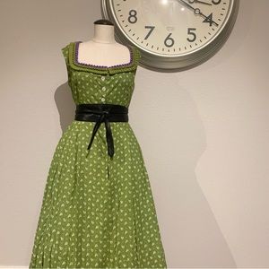 Vintage Scandinavian Style Cotton Dress